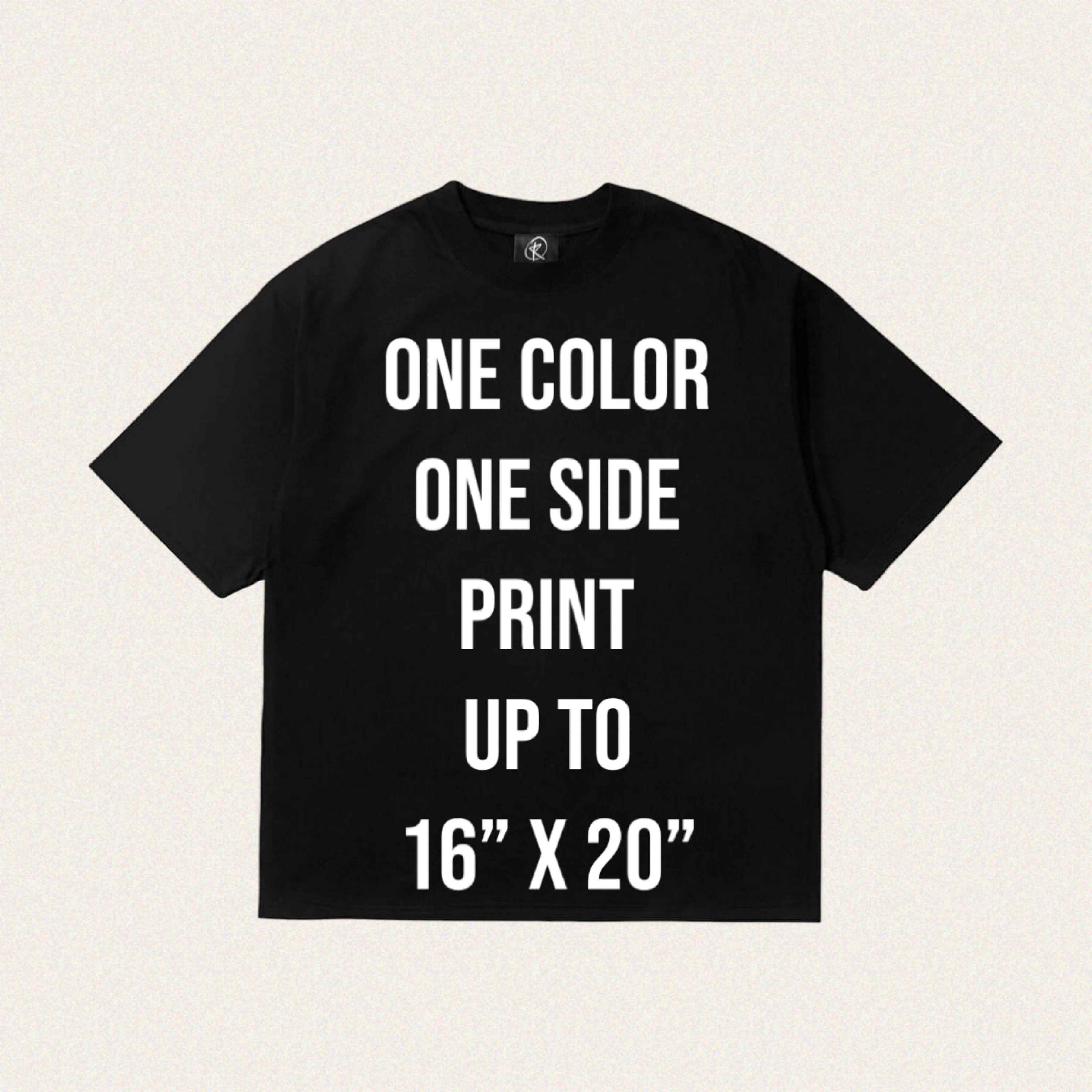 Gildan 2000 6 oz. - One Color/One Side Print - White or Black