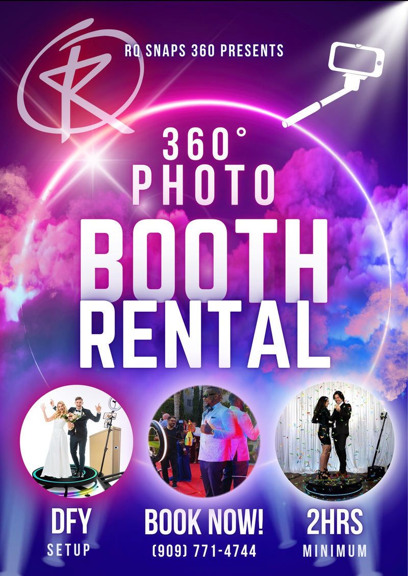 360 Photobooth Hourly Rental (2 Hours Minimum)